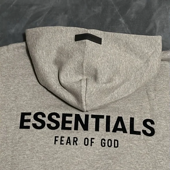 Fear of God Essentials Hoodies Pullover Dark Oatmeal - Picture 7 of 12